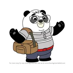 How to Draw Andy Panda from Chip and Potato