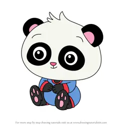 How to Draw Bodi Panda from Chip and Potato