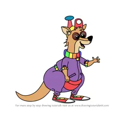 How to Draw Ken Garoo from Chip and Potato