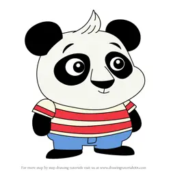 How to Draw Nico Panda from Chip and Potato