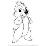 How to Draw Dale from Chip and Dale