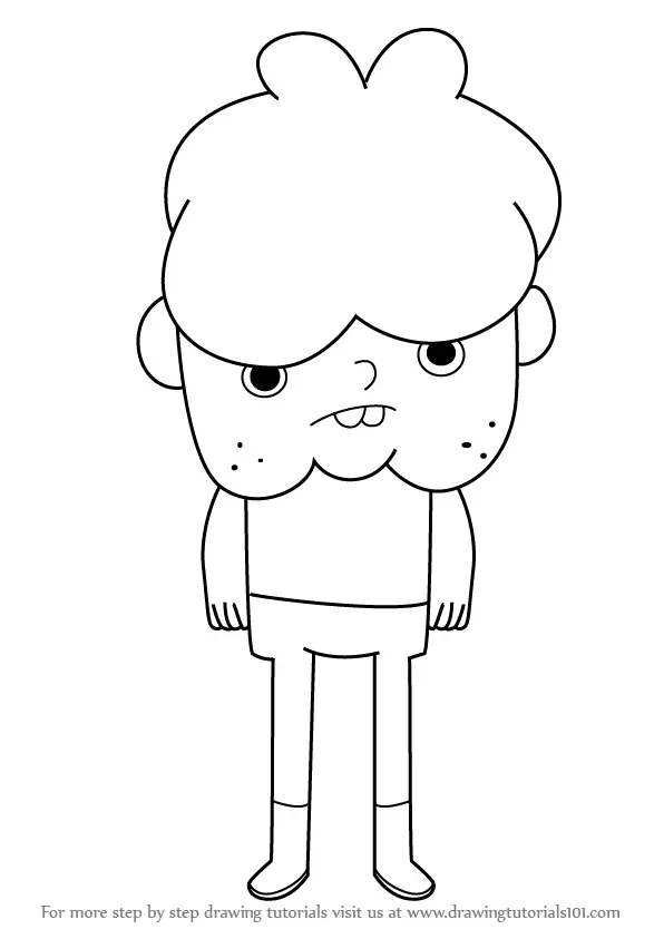 How to Draw Camden from Clarence (Clarence) Step by Step ...