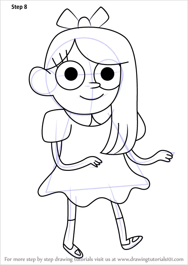 Learn How to Draw Kimby from Clarence (Clarence) Step by Step : Drawing