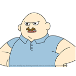 How to Draw Mitch from Clarence