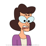 How to Draw Mrs. Bernstein from Clarence