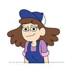 How to Draw Sample Lady from Clarence