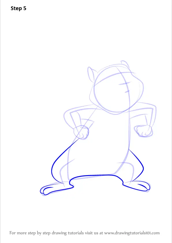 How to Draw Jumpy Squirrel from Curious George (Curious George) Step by ...