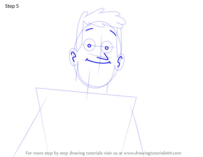 How to Draw Robot Chris from Dan Vs (Dan Vs) Step by Step ...