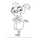 How to Draw Professor Squawkencluck from Danger Mouse