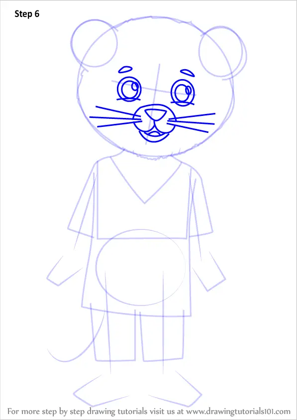 How to Draw Mom Tiger from Daniel Tiger's Neighborhood (Daniel Tiger's