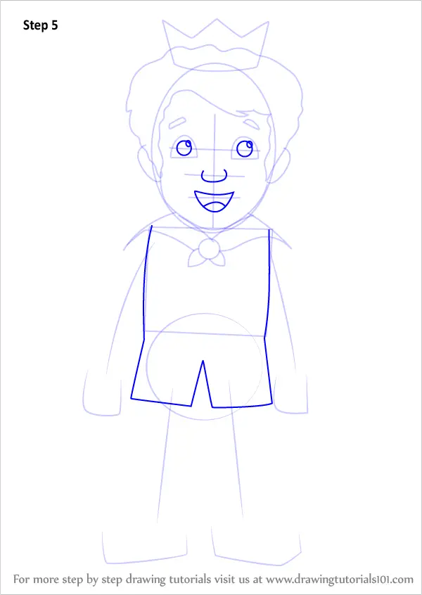 How to Draw Prince Tuesday from Daniel Tiger's Neighborhood (Daniel ...