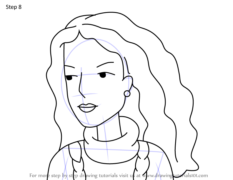 How to Draw Amy Barksdale from Daria (Daria) Step by Step ...