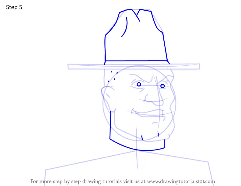 How to Draw Corporal Ellenbogen from Daria (Daria) Step by Step ...