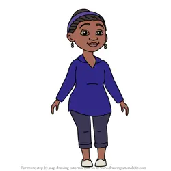 How to Draw Grandma from Dee & Friends in Oz