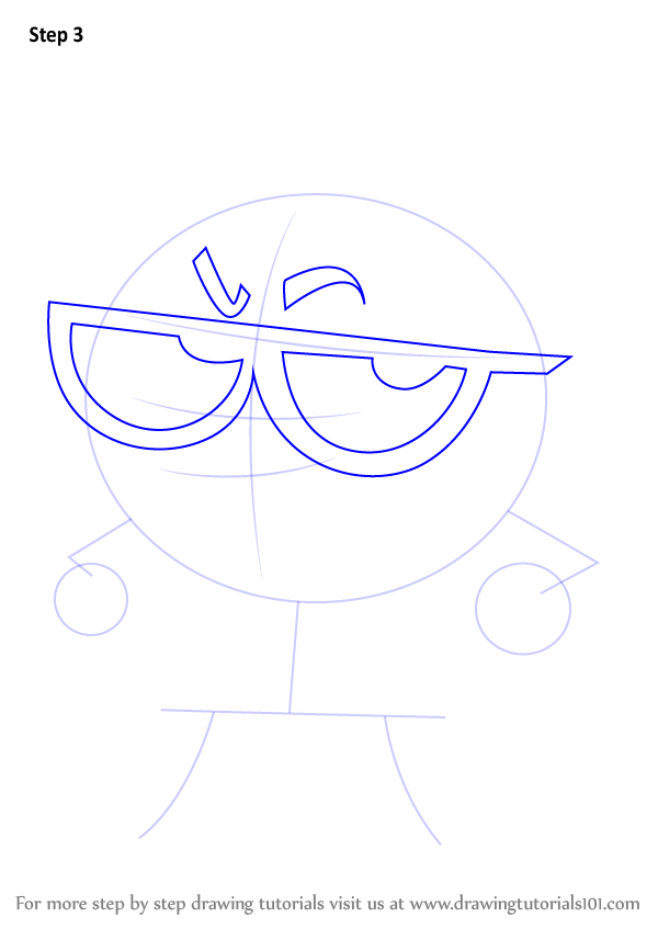 How to Draw Dexter from Dexter's Laboratory (Dexter's Laboratory) Step