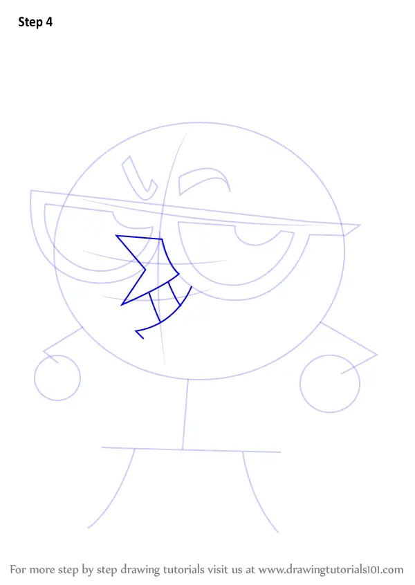 How To Draw Dexter From Dexters Laboratory Dexters Laboratory Step By Step