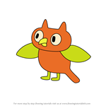 How to Draw Charlotte the Owl from Didou