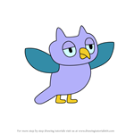 How to Draw Luke the Owl from Didou