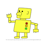 How to Draw Robert the Robot from Didou