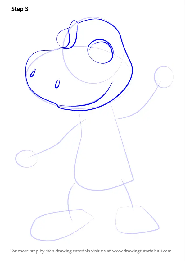 Learn How to Draw Annie Tyrannosaurus from Dinosaur Train (Dinosaur