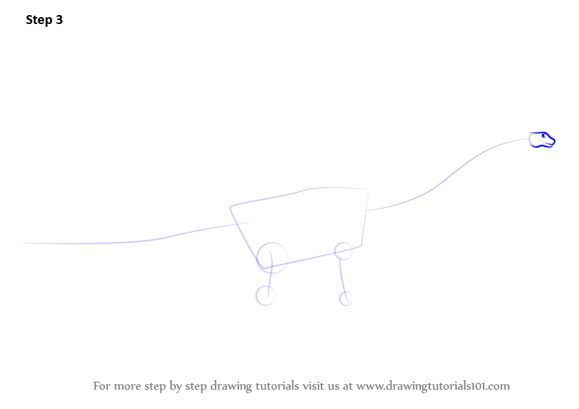 Learn How To Draw Apollo Apatosaurus From Dinosaur Train