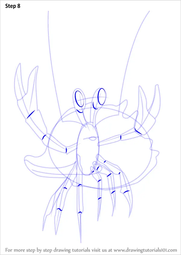 How To Draw Henry Hermit Crab From Dinosaur Train (dinosaur Train) Step 