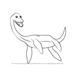 How to Draw Mr. & Mrs. Elasmosaurus from Dinosaur Train