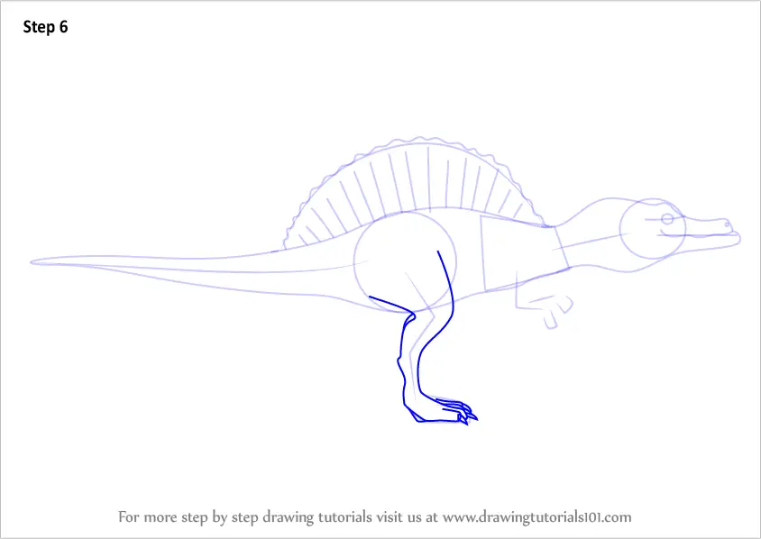 Learn How to Draw Old Spinosaurus from Dinosaur Train (Dinosaur Train