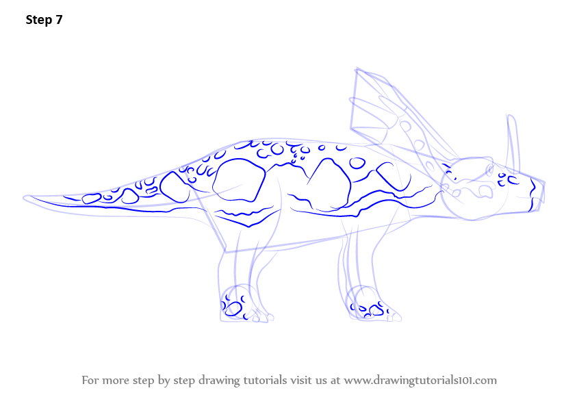 Download Learn How to Draw Sonja Styracosaurus from Dinosaur Train (Dinosaur Train) Step by Step ...