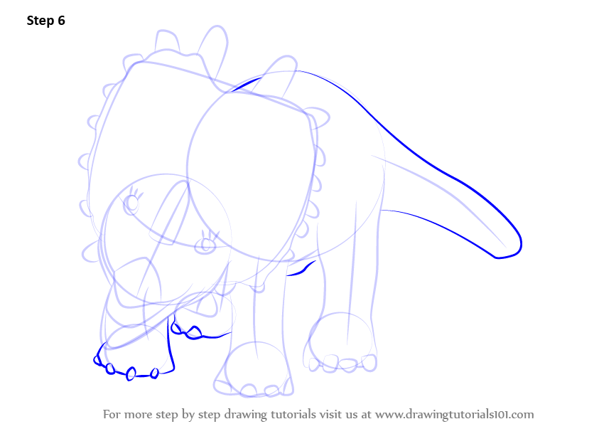 Download Learn How to Draw Stephie Styracosaurus from Dinosaur Train (Dinosaur Train) Step by Step ...