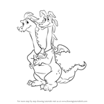 How to Draw Zak and Wheezie from Dragon Tales