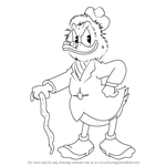 How to Draw Flintheart Glomgold from DuckTales