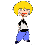 How to Draw Nazz from Ed, Edd n Eddy