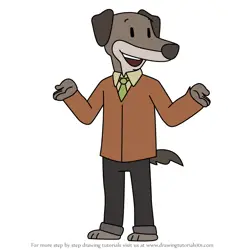 How to Draw Mr. Dog from Elinor Wonders Why