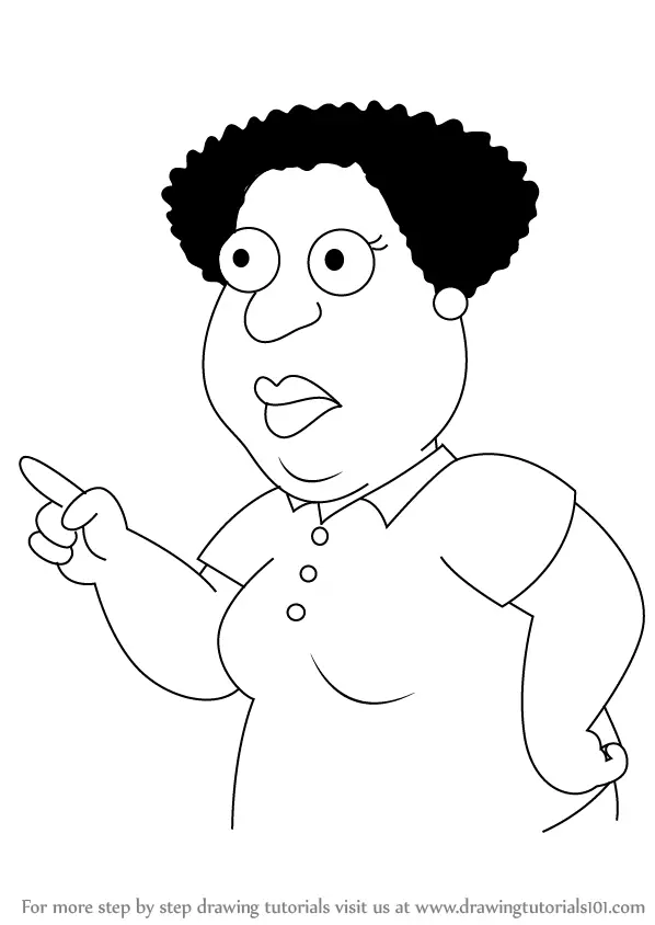 Learn How to Draw Loretta Brown from Family Guy (Family Guy) Step by