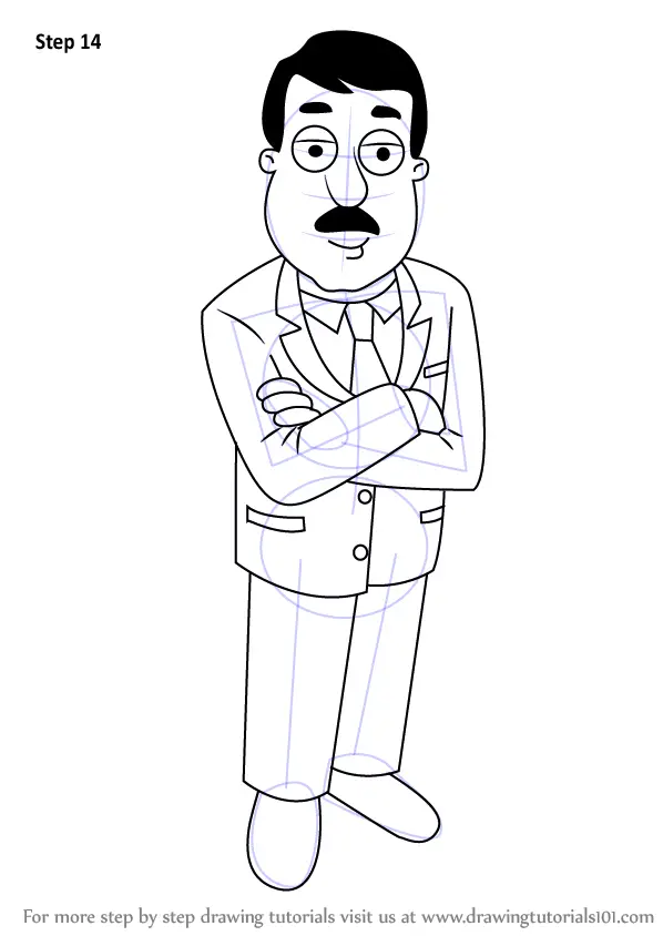 Learn How To Draw Tom Tucker From Family Guy Family Guy Step By Step Drawing Tutorials - family guy roblox