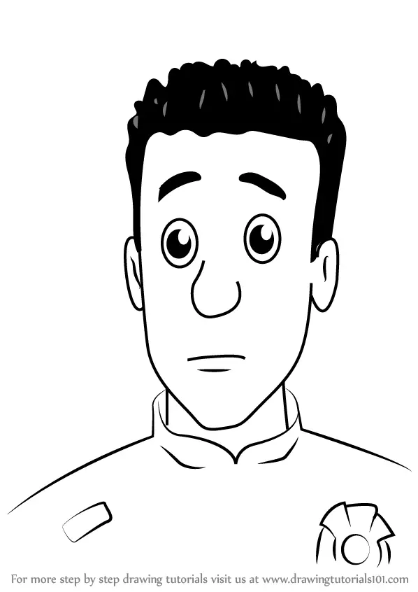 Learn How to Draw Arnold McKinley from Fireman Sam (Fireman Sam) Step