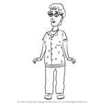 How to Draw Dilys Price from Fireman Sam