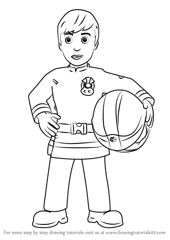 Learn How to Draw Ellie Phillips from Fireman Sam (Fireman Sam) Step by