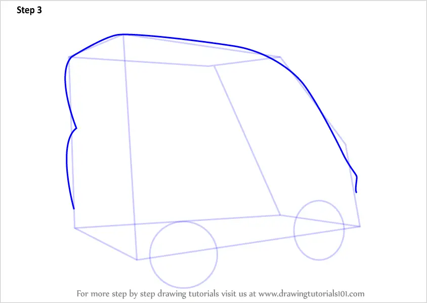 How to Draw Nurse Flood's Car from Fireman Sam (Fireman Sam) Step by ...