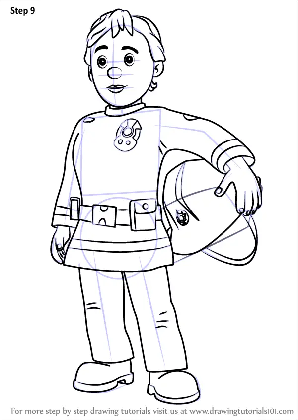 fireman sam penny coloring pages