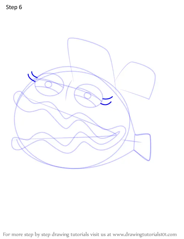 How To Draw Clamanda From Fish Hooks (fish Hooks) Step By Step 