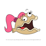 How to Draw Clamantha from Fish Hooks