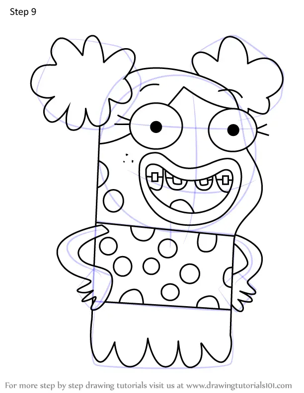 How to Draw Finberley from Fish Hooks (Fish Hooks) Step by Step ...