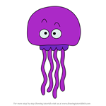 How to Draw Jellyfish from Fish Hooks