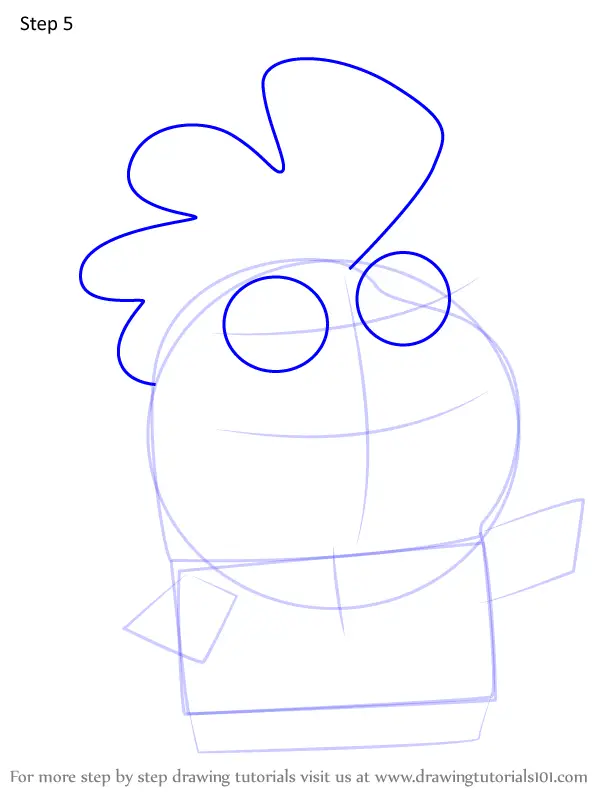 How To Draw Milo From Fish Hooks (Fish Hooks) Step By Step ...