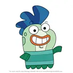 How to Draw Milo from Fish Hooks