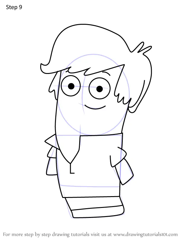 How to Draw Steve Jackson from Fish Hooks (Fish Hooks) Step by Step ...