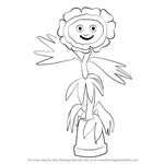 How to Draw Little Weed from Flower Pot Men