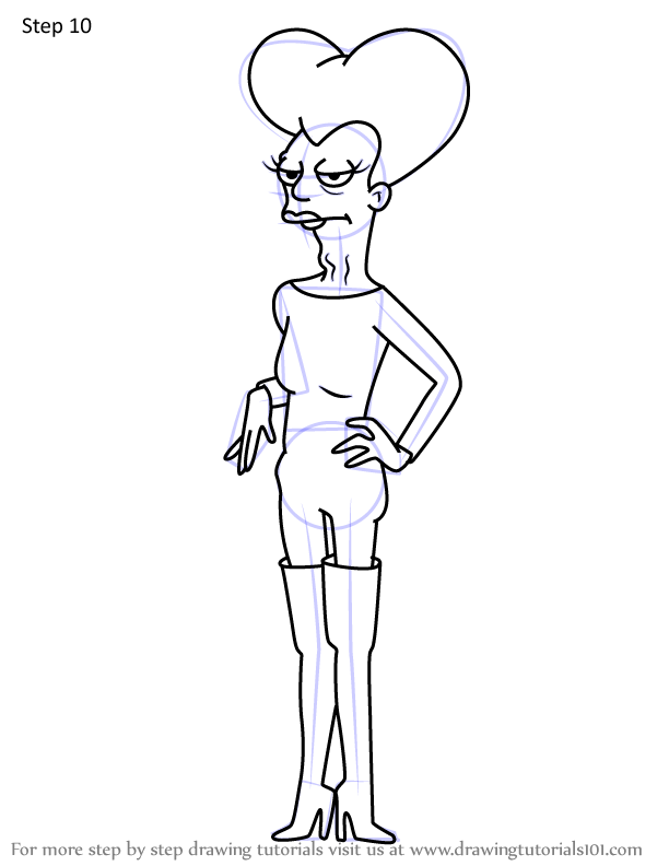 How to Draw Carol Miller from Futurama (Futurama) Step by Step ...